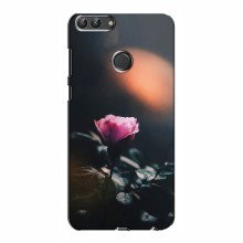Чехол с печатью (Подарочные) для Huawei Y7 Prime 2018 (AlphaPrint) Цветок ночной - купить на Floy.com.ua