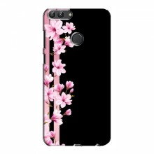 Чехол с принтом (Дизайнерские) для Huawei Y7 2018 (AlphaPrint) Розы на черном - купить на Floy.com.ua