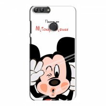 Чехол для Huawei Y7 2018 (AlphaPrint) с печатью (ПРОЗРАЧНЫЙ ФОН) Mickey Mouse - купить на Floy.com.ua