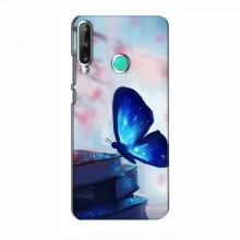 Чехол с печатью (Подарочные) для Huawei Y7p (2020) (AlphaPrint) Бабочка синяя - купить на Floy.com.ua