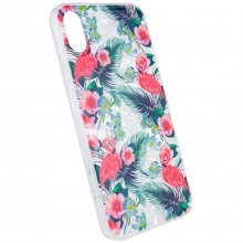 Накладка Glue Case Фламинго для Apple iPhone X (5.8") / XS (5.8") Черный - купить на Floy.com.ua