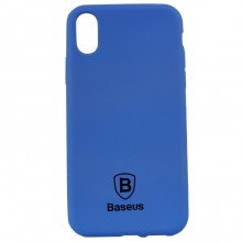 Матовый чехол Baseus Lustre для iPhone 10/10s Голубой - купить на Floy.com.ua