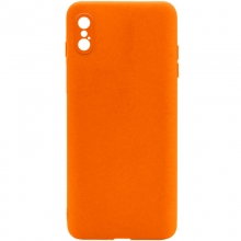 Силиконовый чехол Candy Full Camera для Apple iPhone X / XS (5.8") Оранжевый - купить на Floy.com.ua
