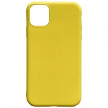 Силиконовый чехол Candy для Apple iPhone 12 mini (5.4") Желтый - купить на Floy.com.ua
