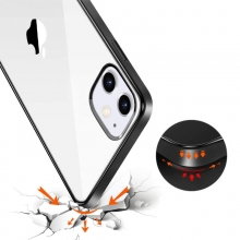 Прозрачный силиконовый чехол глянцевая окантовка Full Camera для Apple iPhone 12 mini (5.4")
