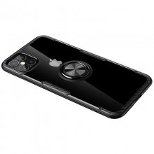 TPU+PC чехол Deen CrystalRing for Magnet (opp) для Apple iPhone 12 Pro Max (6.7") Черный - купить на Floy.com.ua
