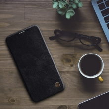 Кожаный чехол (книжка) Nillkin Qin Series для Apple iPhone 12 Pro Max (6.7")