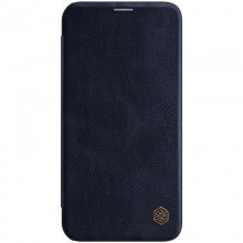 Кожаный чехол (книжка) Nillkin Qin Series для Apple iPhone 12 Pro Max (6.7") Синий - купить на Floy.com.ua