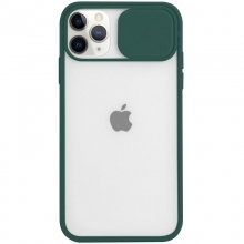 Чехол Camshield mate TPU со шторкой для камеры для Apple iPhone 12 Pro Max (6.7") Зеленый - купить на Floy.com.ua