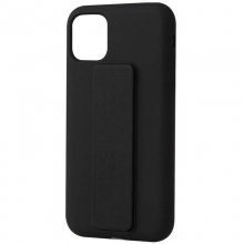 Чехол Silicone Case Hand Holder для Apple iPhone 12 Pro Max (6.7") Черный - купить на Floy.com.ua