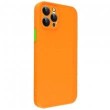 Чехол TPU Square Full Camera для Apple iPhone 12 Pro Max (6.7") Оранжевый - купить на Floy.com.ua