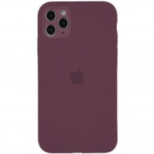 Чехол Silicone Case Full Camera Protective (AA) для Apple iPhone 12 Pro Max (6.7") Лиловый - купить на Floy.com.ua