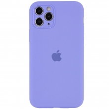 Чехол Silicone Case Full Camera Protective (AA) для Apple iPhone 12 Pro Max (6.7") Сиреневый - купить на Floy.com.ua