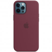 Чехол Silicone case (AAA) full with Magsafe для Apple iPhone 12 Pro Max (6.7")