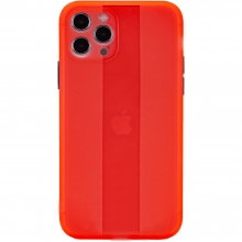 Чехол TPU Glossy Line Full Camera для Apple iPhone 12 Pro Max (6.7") Красный - купить на Floy.com.ua
