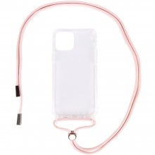 Чехол TPU Crossbody Transparent для Apple iPhone 12 Pro Max (6.7")