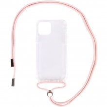 Чехол TPU Crossbody Transparent для Apple iPhone 12 Pro / 12 (6.1")