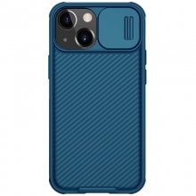 Карбоновая накладка Nillkin Camshield (шторка на камеру) для Apple iPhone 13 mini (5.4") Синий - купить на Floy.com.ua