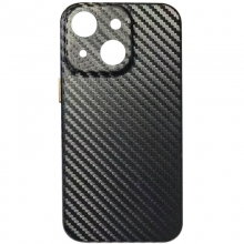 Кожаный чехол Leather Case Carbon series для Apple iPhone 13 mini (5.4") - купить на Floy.com.ua