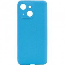 Силиконовый чехол Candy для Apple iPhone 13 mini (5.4") Голубой - купить на Floy.com.ua