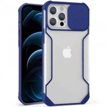 Чехол Camshield matte Ease TPU со шторкой для Apple iPhone 13 Pro Max (6.7") Синий - купить на Floy.com.ua