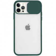 Чехол Camshield mate TPU со шторкой для камеры для Apple iPhone 13 Pro Max (6.7") Зеленый - купить на Floy.com.ua