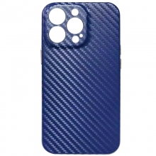 Кожаный чехол Leather Case Carbon series для Apple iPhone 13 Pro (6.1") - купить на Floy.com.ua