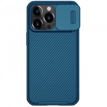 Карбоновая накладка Nillkin CamShield Pro Magnetic для Apple iPhone 13 Pro (6.1") Синий - купить на Floy.com.ua