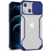 Чехол Camshield matte Ease TPU со шторкой для Apple iPhone 13 (6.1") Синий - купить на Floy.com.ua