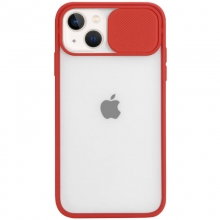 Чехол Camshield mate TPU со шторкой для камеры для Apple iPhone 13 (6.1") Красный - купить на Floy.com.ua