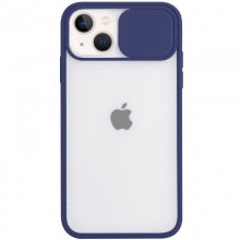 Чехол Camshield mate TPU со шторкой для камеры для Apple iPhone 13 (6.1") Синий - купить на Floy.com.ua