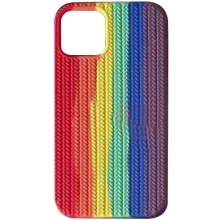 Чехол Silicone case Full Braided для Apple iPhone 13 (6.1") Красный - купить на Floy.com.ua