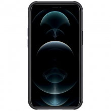 Карбоновая накладка Nillkin CamShield Pro Magnetic для Apple iPhone 13 (6.1")