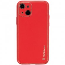 Кожаный чехол Xshield для Apple iPhone 13 (6.1") Красный - купить на Floy.com.ua