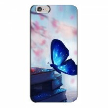 Чехол с печатью (Подарочные) для iPhone 6 Plus / 6s Plus (AlphaPrint) Бабочка синяя - купить на Floy.com.ua