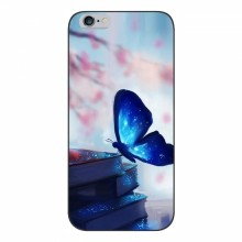 Чехол с печатью (Подарочные) для iPhone 6 / 6s (AlphaPrint) Бабочка синяя - купить на Floy.com.ua