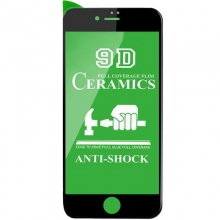 Защитная пленка Ceramics 9D (без упак.) для Apple iPhone 6/6s / 7 / 8 / SE (2020) (4.7")
