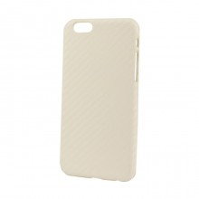 Накладка с узором для Apple iPhone 6\6s Карбон (белый) - купить на Floy.com.ua