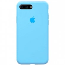 Чехол Silicone Case Full Protective (AA) для Apple iPhone 7 plus / 8 plus (5.5") Голубой - купить на Floy.com.ua