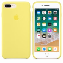 Чехол Silicone Case (AA) для Apple iPhone 7 plus / 8 plus (5.5") Желтый - купить на Floy.com.ua