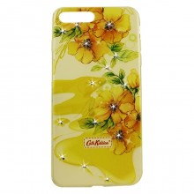 Чехол-бампер c картинкой Cath Kidston для iPhone 7Plus / 8 Plus(со стразами) Желтые цветы - купить на Floy.com.ua