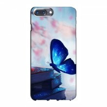 Чехол с печатью (Подарочные) для iPhone 7 Plus (AlphaPrint) Бабочка синяя - купить на Floy.com.ua