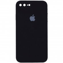 Чехол Silicone Case Square Full Camera Protective (AA) для Apple iPhone 7 plus / 8 plus (5.5") Черный - купить на Floy.com.ua