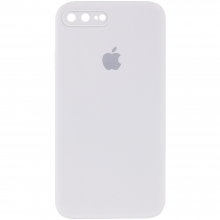 Чехол Silicone Case Square Full Camera Protective (AA) для Apple iPhone 7 plus / 8 plus (5.5") Белый - купить на Floy.com.ua