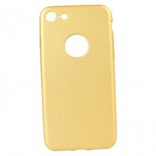 Чехол Unipha Карбон для iPhone 8 Золотой - купить на Floy.com.ua