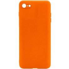 Силиконовый чехол Candy Full Camera для Apple iPhone 7 / 8 / SE (2020) (4.7") Оранжевый - купить на Floy.com.ua