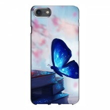 Чехол с печатью (Подарочные) для iPhone 7 (AlphaPrint) Бабочка синяя - купить на Floy.com.ua
