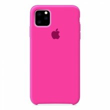 Чехол Silicone Case для iPhone 11 Pro Max, бампер с микрофиброй Розовый - купить на Floy.com.ua