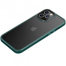 TPU+PC чехол Metal Buttons для Apple iPhone 11 Pro Max (6.5") Зеленый - купить на Floy.com.ua