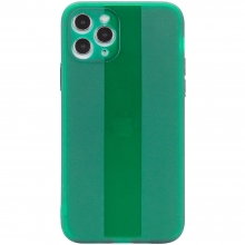 Чехол TPU Glossy Line Full Camera для Apple iPhone 11 Pro (5.8") Зеленый - купить на Floy.com.ua